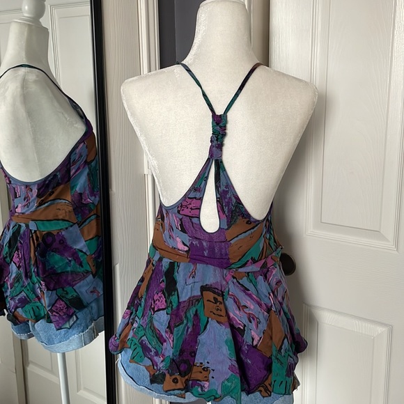 Wilfred abstract print top - Picture 3 of 8